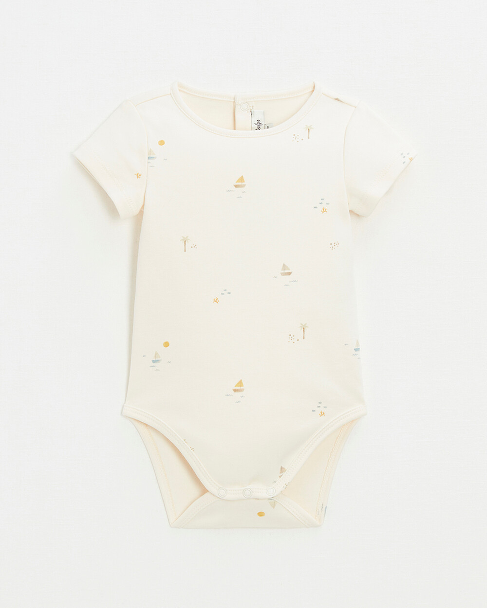 Body manches courtes Imprim&eacute; marin  Natalys