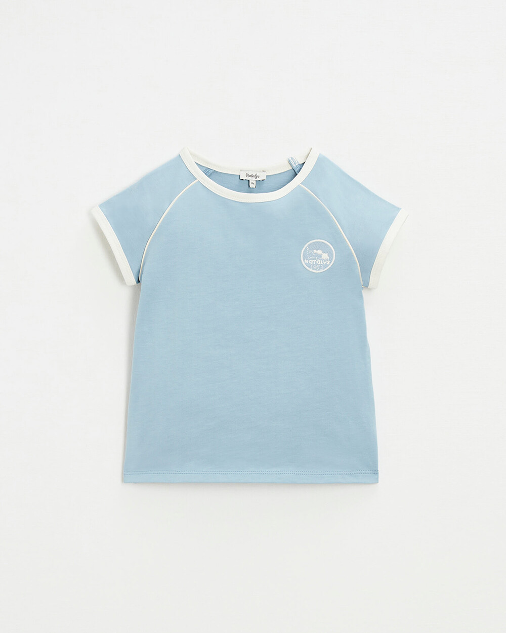 Tee shirt manches courtes Coloris bleu gris  Natalys