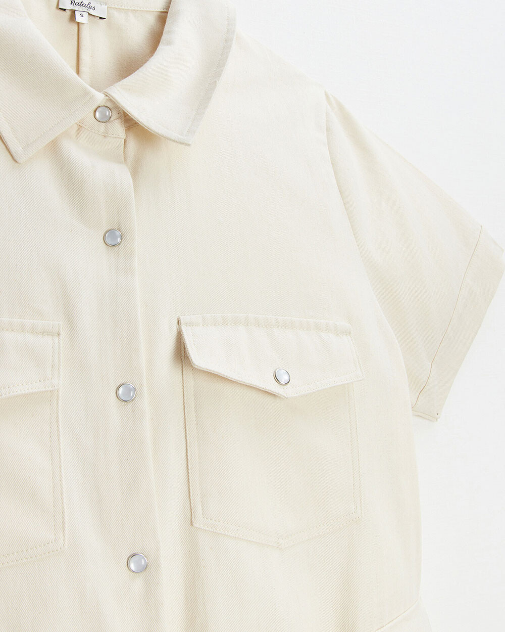 Combinaison longue en twill Coloris beige  Natalys