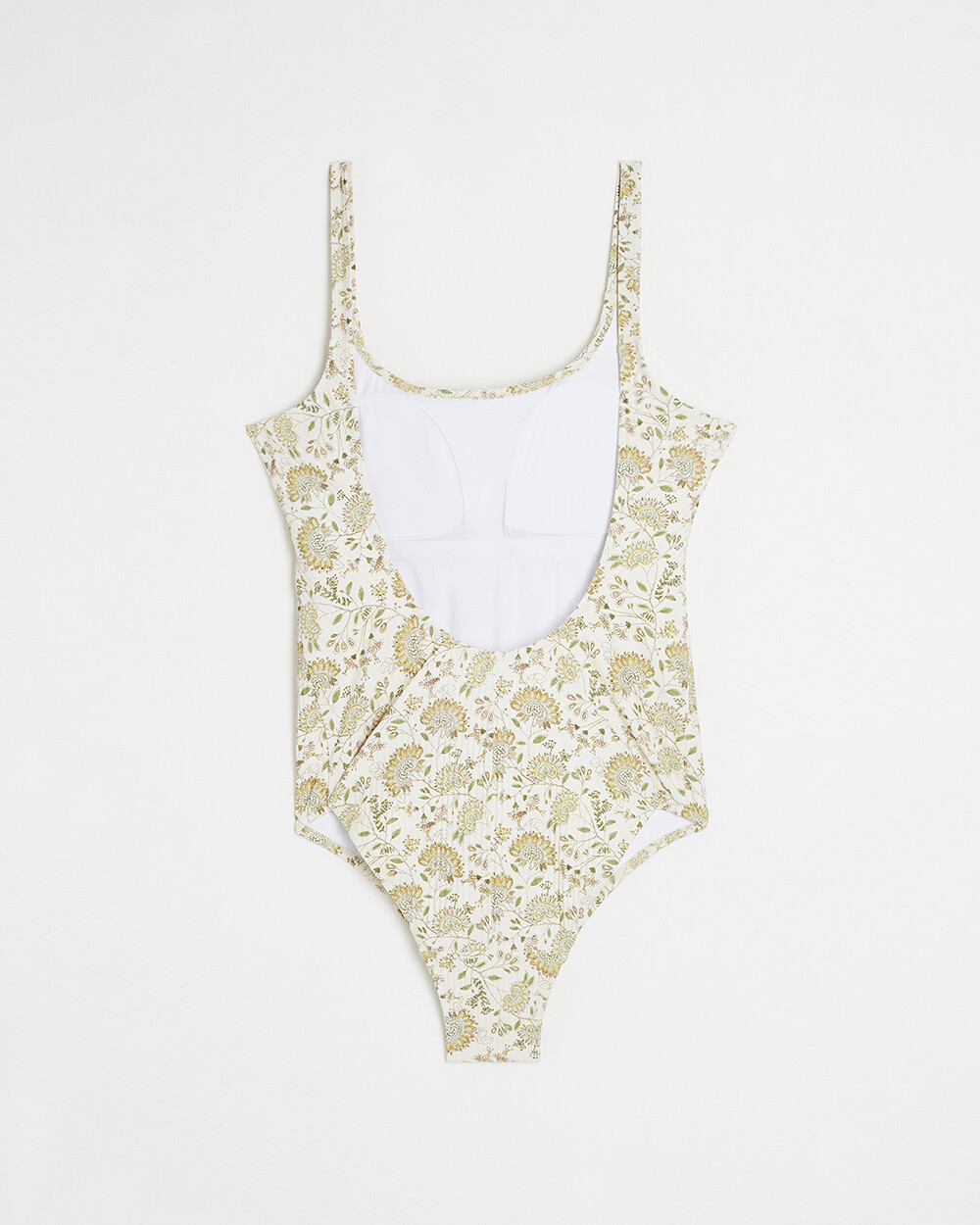 Maillot de bain anti UV Imprim&eacute; fleurs  Cache coeur
