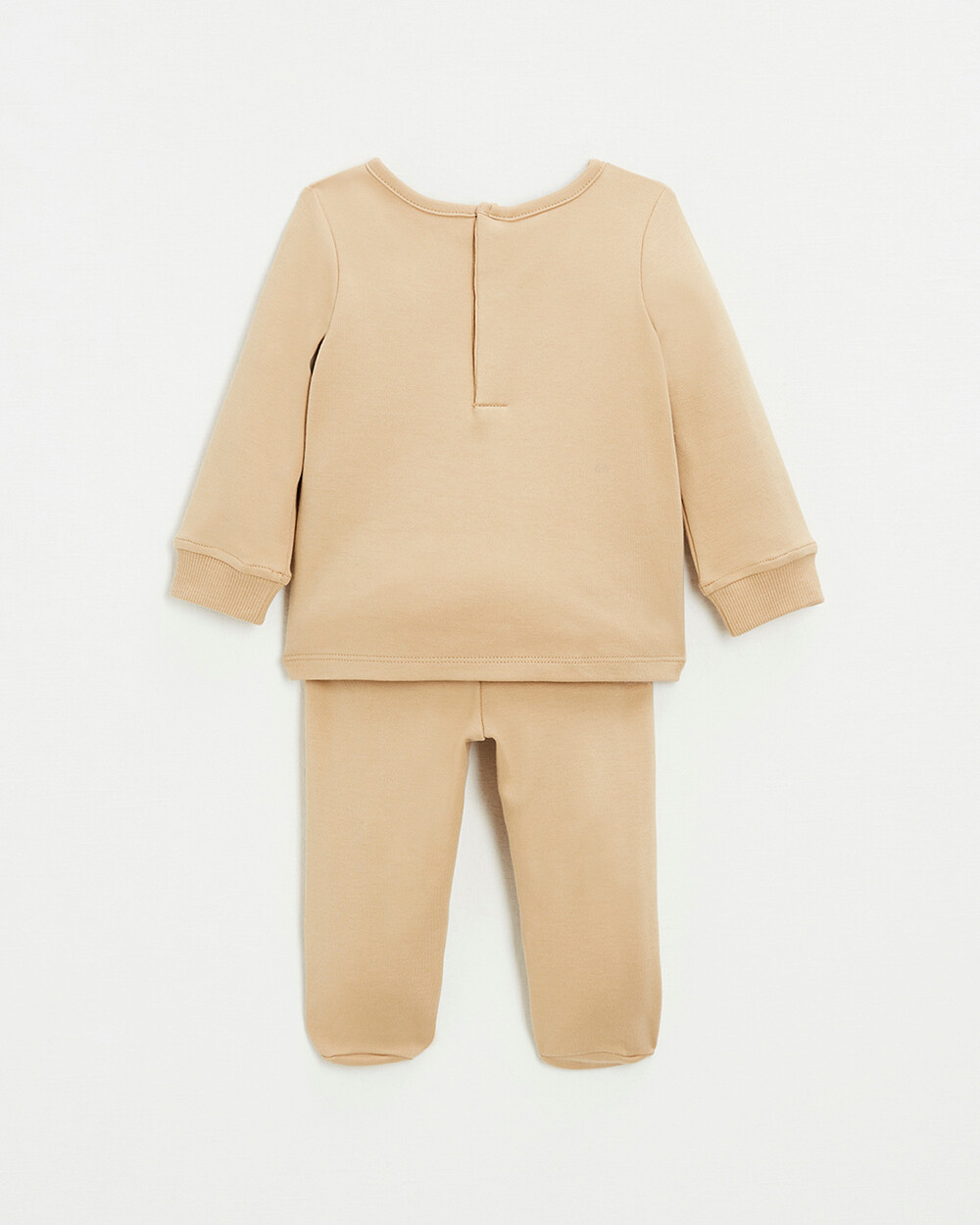 Pyjama 2 pi&egrave;ces en coton Coloris camel  Natalys