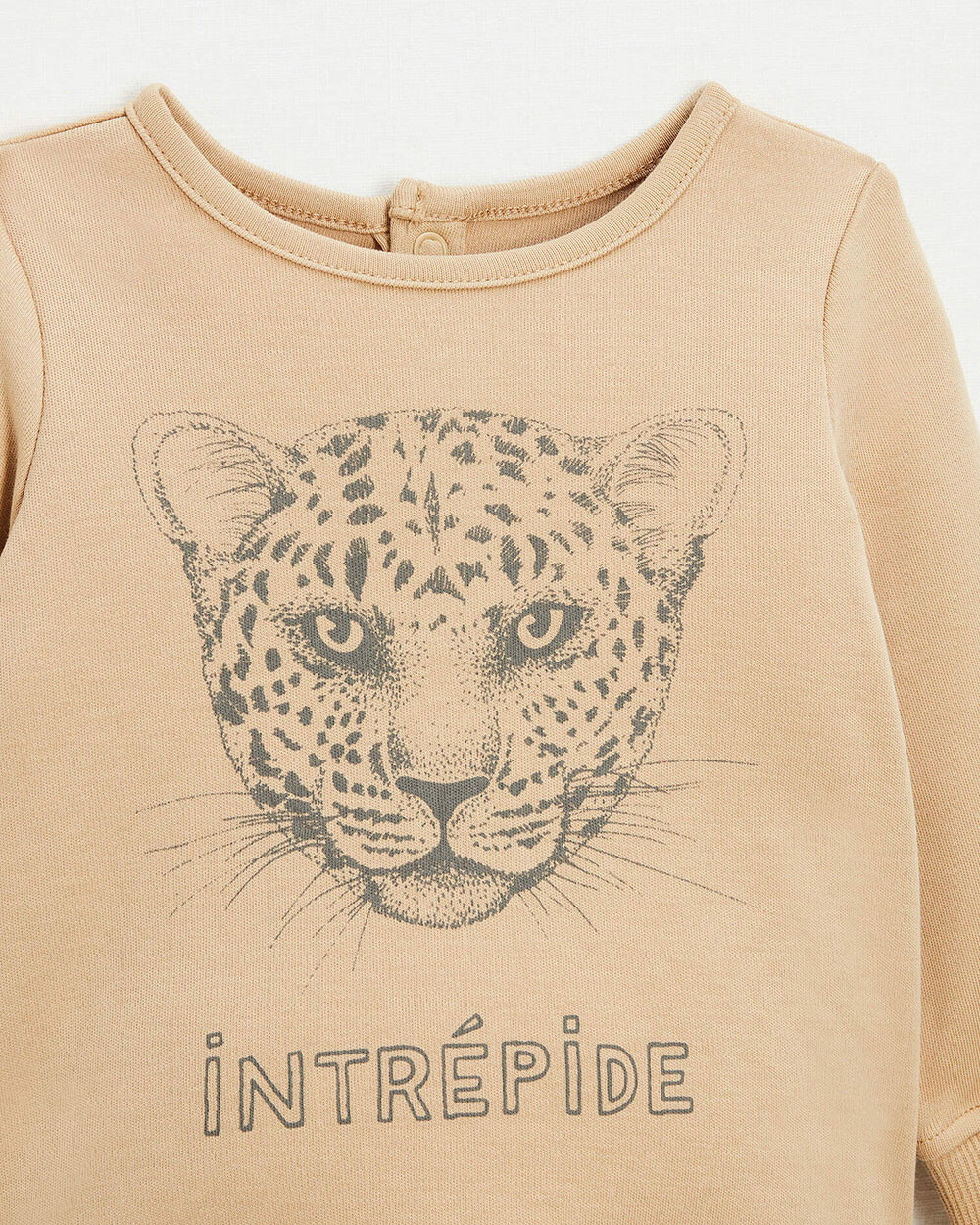 Pyjama 2 pi&egrave;ces en coton Coloris camel  Natalys
