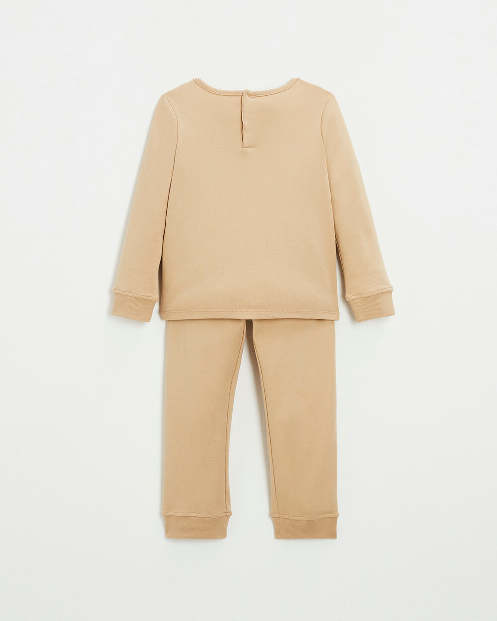 Pyjama 2 pi&egrave;ces en coton Coloris camel  Natalys