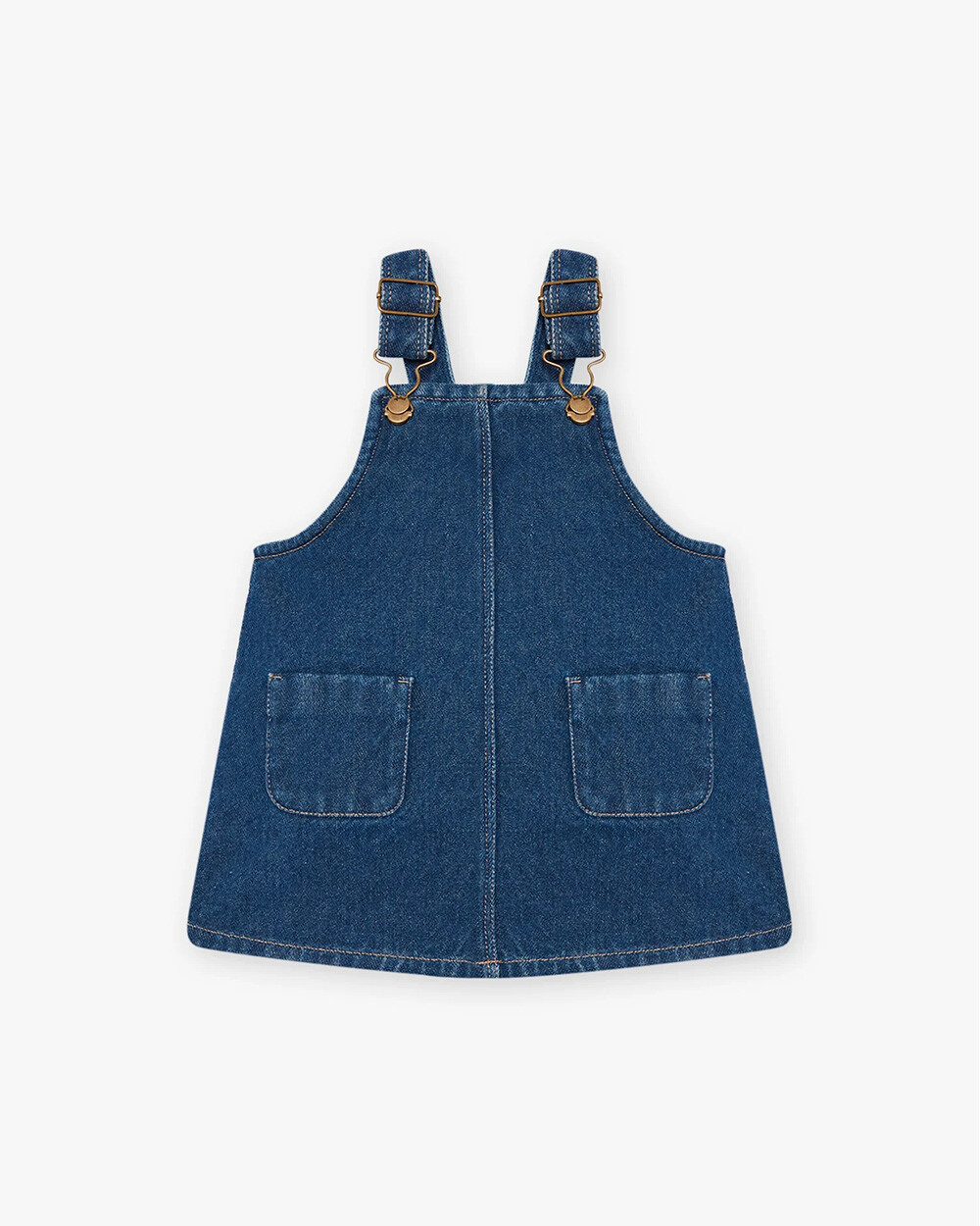 Robe salopette en jean Coloris bleu  Natalys