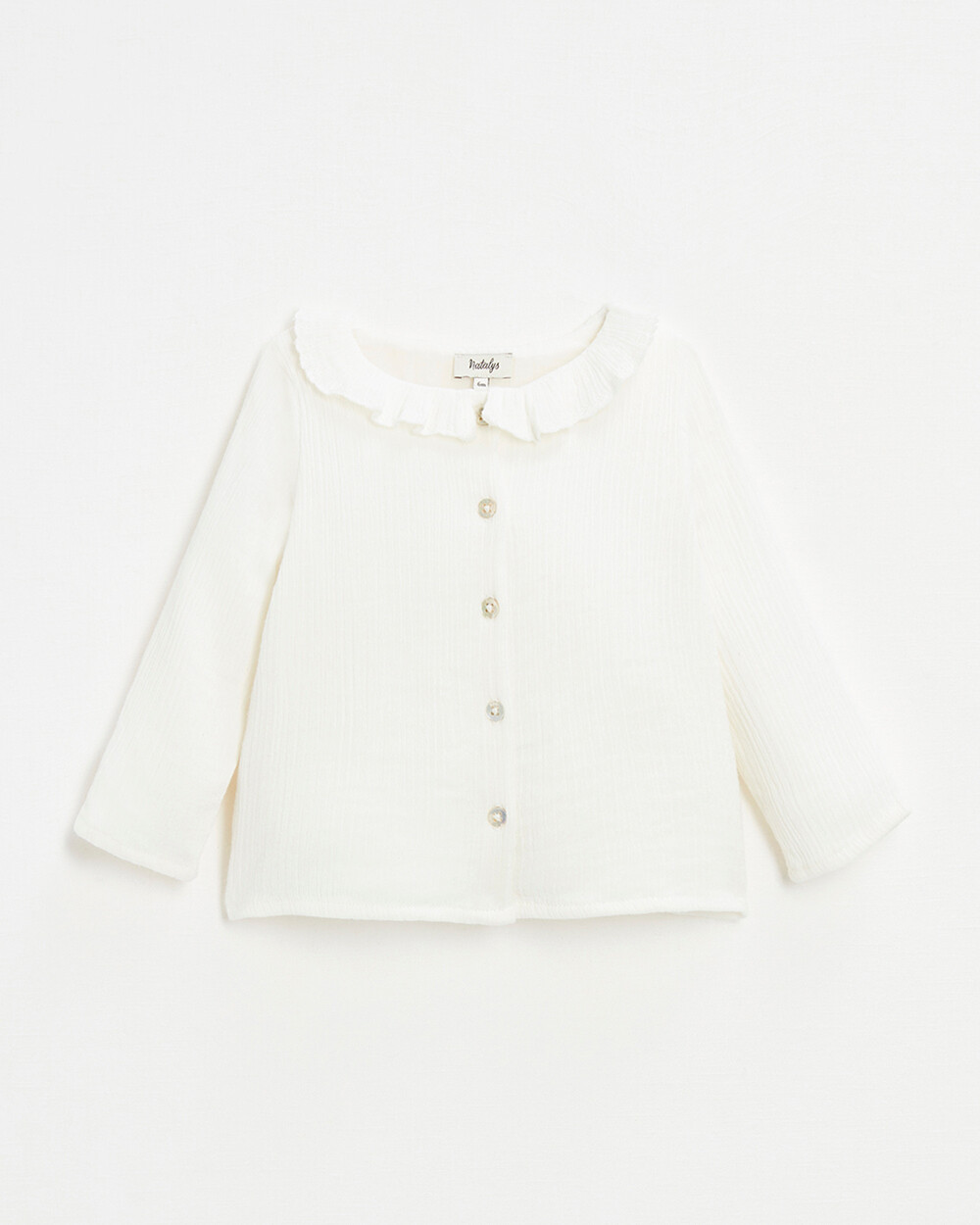 Blouse b&eacute;b&eacute; en gaze de coton bio   Natalys