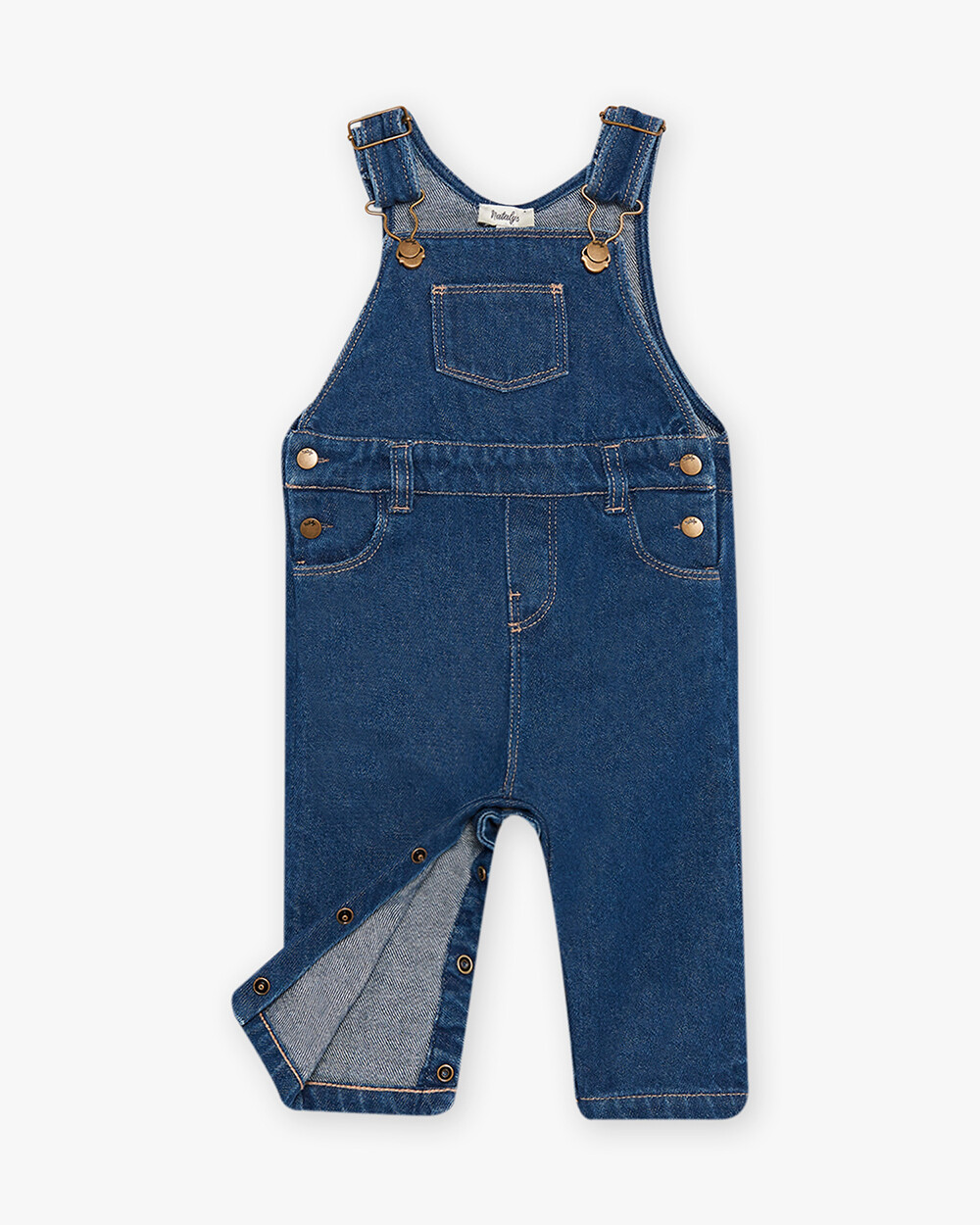 Salopette longue en denim   Natalys