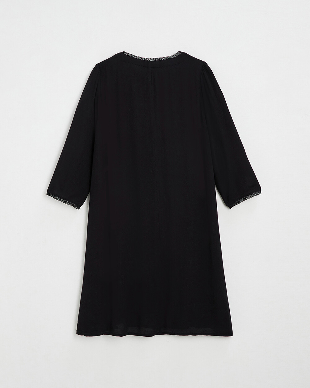 Robe noir en viscose grossesse et allait... Natalys