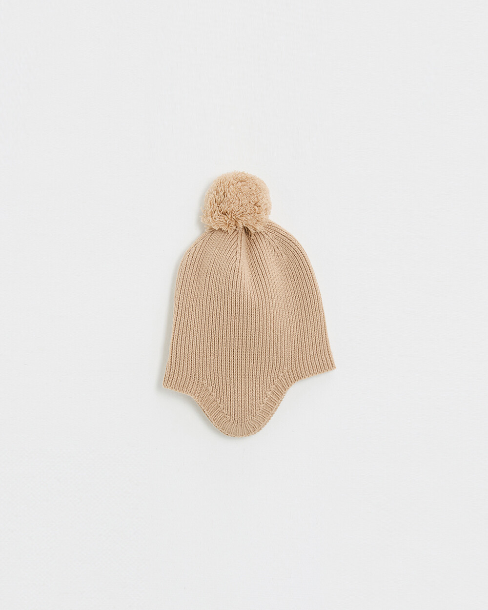 Bonnet en laine m&eacute;rinos Coloris beige  Natalys