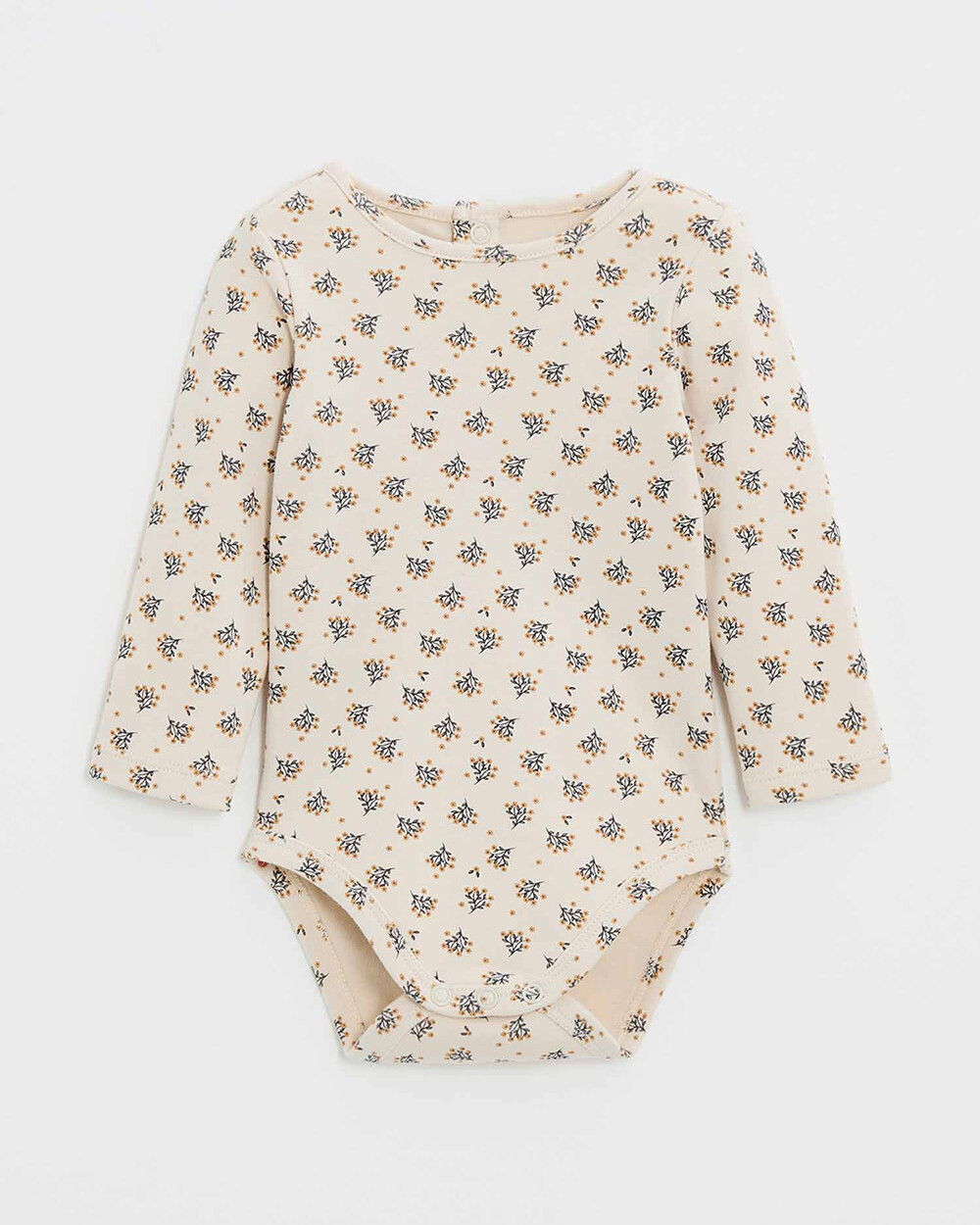 Body manches longues imprim&eacute; Imprim&eacute; boutons d'or  Natalys