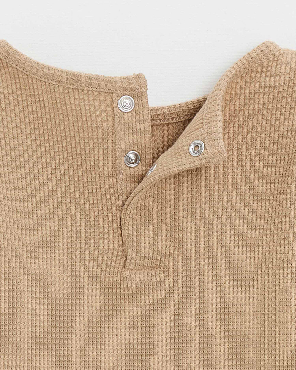 Body manches longues brodé Coloris caramel Natalys