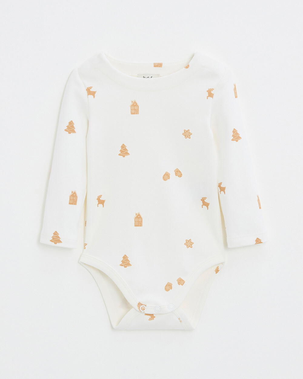 Body manches longues imprim&eacute; Imprim&eacute; biscuits  Natalys