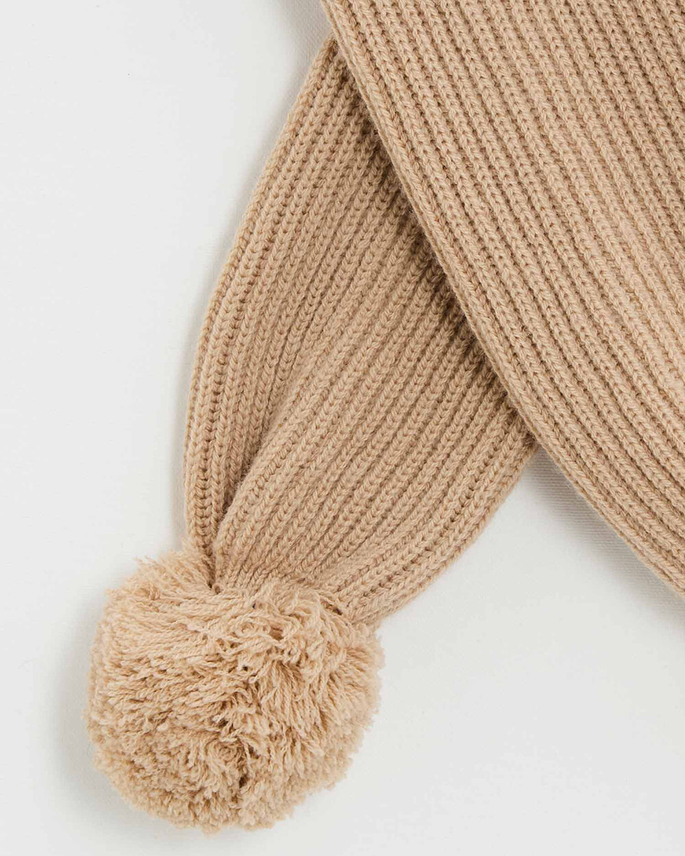 Echarpe en laine mérinos Coloris beige Natalys