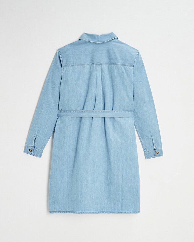Robe de grossesse en denim Coloris bleu clair Natalys