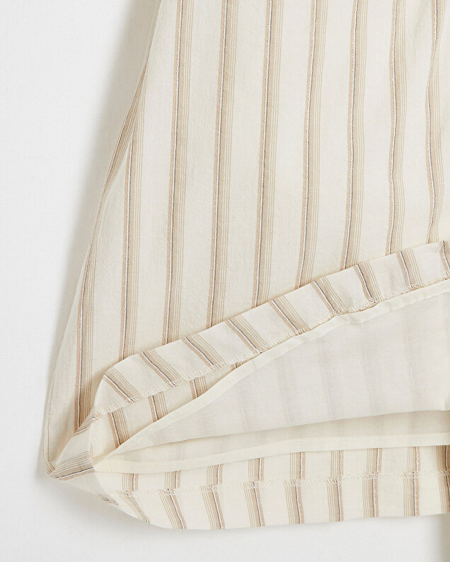Robe rayée en voile de coton Coloris écru Natalys