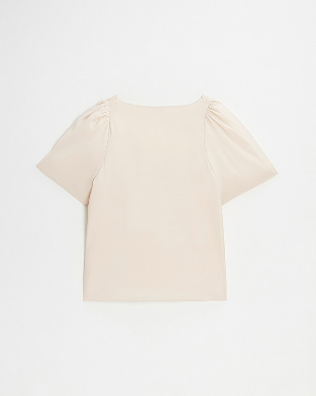 Blouse manches courtes Coloris rose pâle Natalys