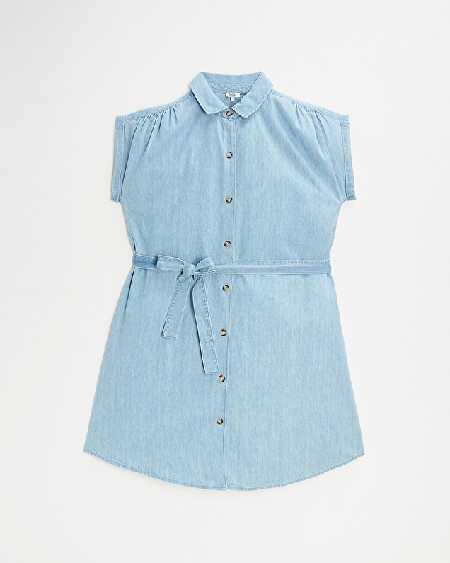 Robe de grossesse en denim Coloris bleu clair Natalys