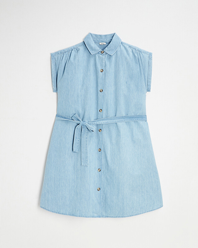 Robe de grossesse en denim Coloris bleu clair Natalys