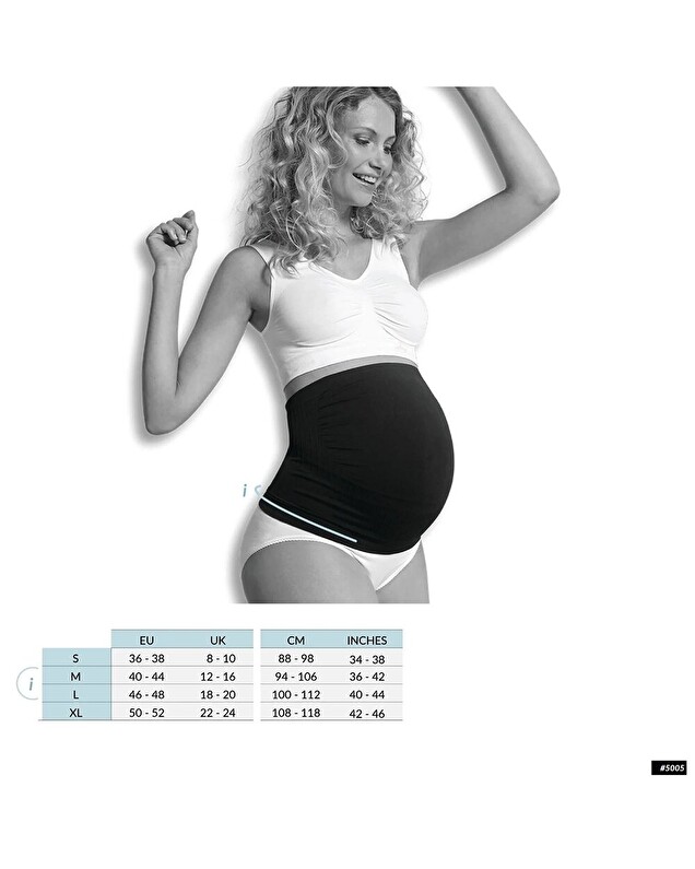 Bandeau de grossesse Coloris noir Carriwell