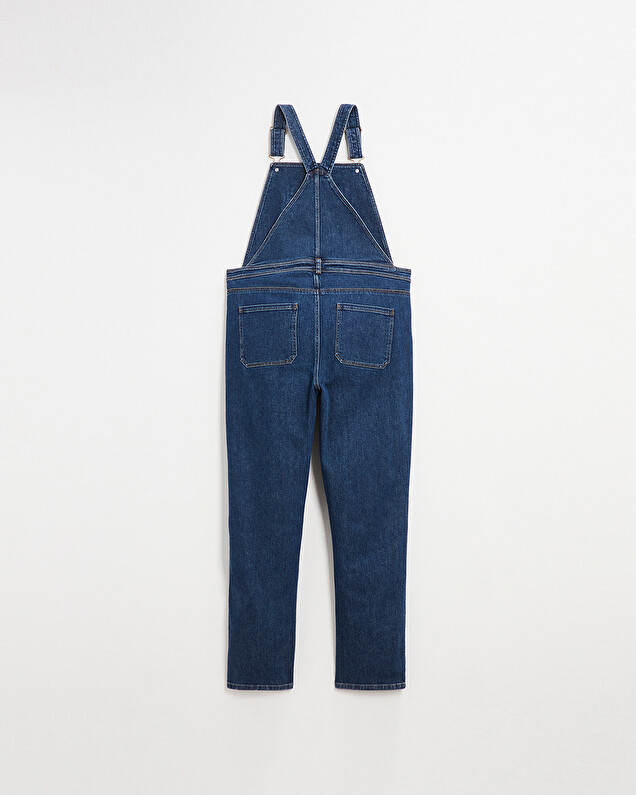 Salopette future maman en denim Coloris bleu Natalys