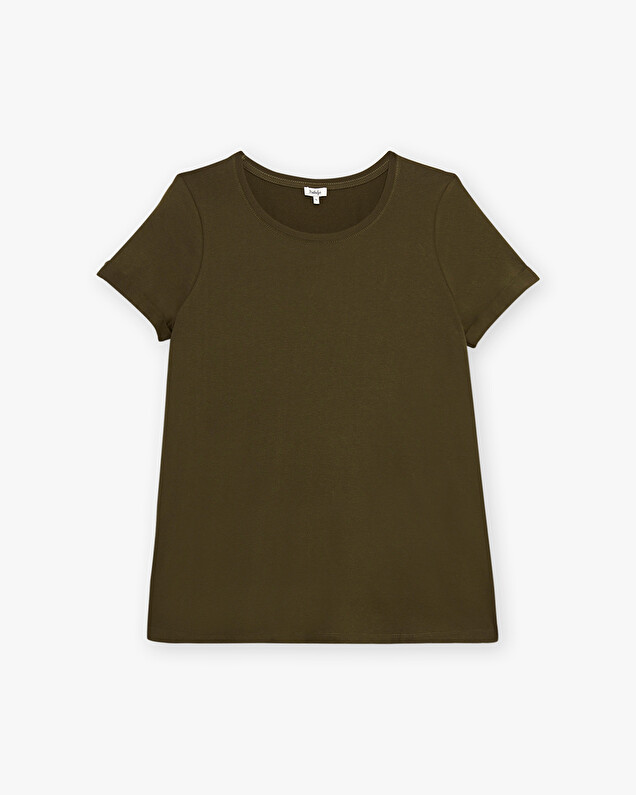 Tee-shirt kaki En coton bio Natalys