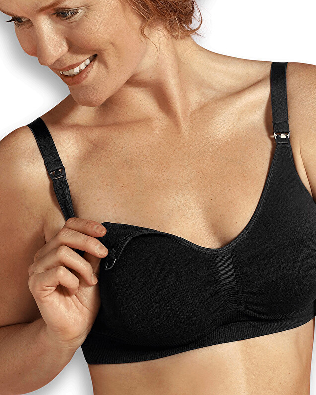 Soutien-gorge d'allaitement Coloris noir Carriwell