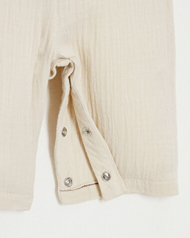 salopette en gaze de coton Coloris beige  Natalys