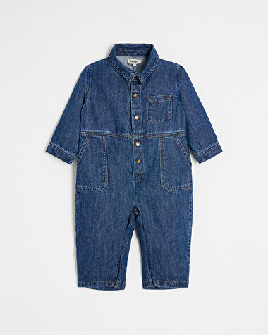 Combinaison en denim Coloris bleu  Natalys