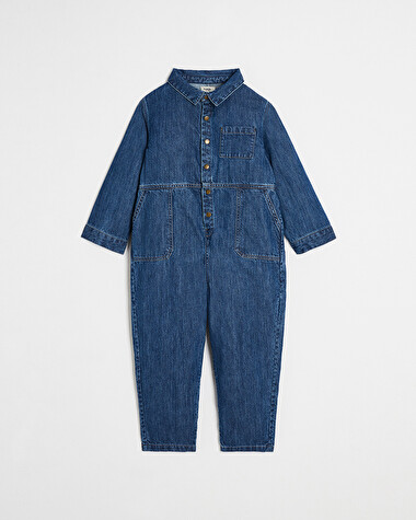Combinaison en denim Coloris bleu  Natalys