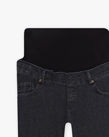 Jean slim de grossesse taille haute Denim noir  Natalys