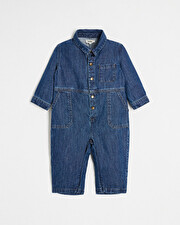 Combinaison en denim Coloris bleu  Natalys