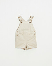 Salopette courte en toile Coloris beige  Natalys