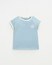 Tee shirt manches courtes Coloris bleu gris  Natalys