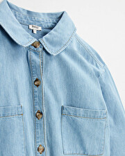 Robe de grossesse en denim Coloris bleu clair  Natalys
