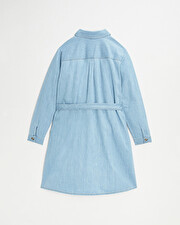 Robe de grossesse en denim Coloris bleu clair  Natalys