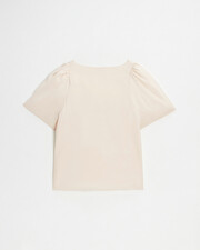 Blouse manches courtes Coloris rose p&acirc;le  Natalys