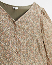 Robe de grossesse Imprimé fleurs Natalys