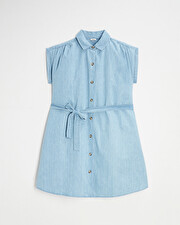 Robe de grossesse en denim Coloris bleu clair  Natalys