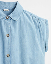 Robe de grossesse en denim Coloris bleu clair  Natalys