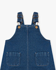 Robe salopette en jean Coloris bleu  Natalys