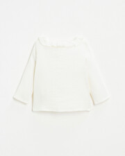 Blouse b&eacute;b&eacute; en gaze de coton bio   Natalys