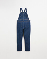 Salopette future maman en denim Coloris bleu Natalys