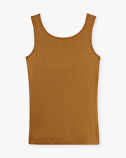 Débardeur camel En coton bio Natalys
