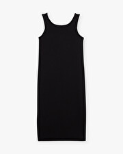 Robe débardeur noir En coton bio Natalys