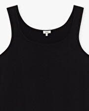 Robe débardeur noir En coton bio Natalys