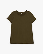 Tee-shirt kaki En coton bio  Natalys
