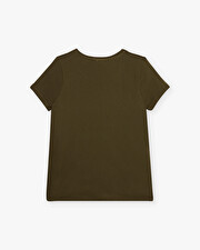 Tee-shirt kaki En coton bio  Natalys