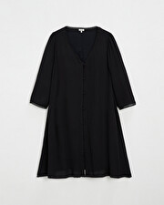 Robe noir en viscose grossesse et allait... Natalys
