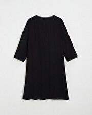 Robe noir en viscose grossesse et allait... Natalys