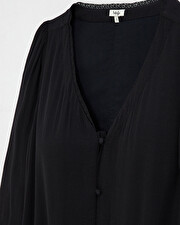 Robe noir en viscose grossesse et allait... Natalys
