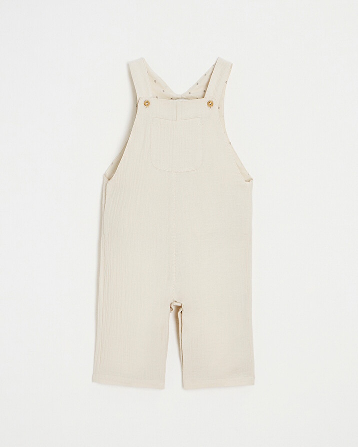 salopette en gaze de coton Coloris beige  Natalys